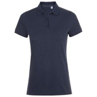Sol's Brandy Women - 01707 WOMEN'S POLKA-DOT POLO SHIRT PIQUÉ 180 100% Ringspun cotton