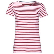 Sol's Miles Women 01399 Women's round neck striped t-shirt. 100% combed Ringspun cotton