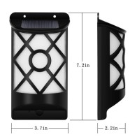 POWERplus Kiwi Solar powered FLAME EFFECT WALL LIGHT