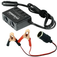 PowerPlus Azor 2 x 12-24V Car Accessory Output Kit 4 x USB