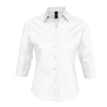Sol's EFFECT 17010 LADIE'S 3/4 SLEEVED STRETCH SHIRT SIZE