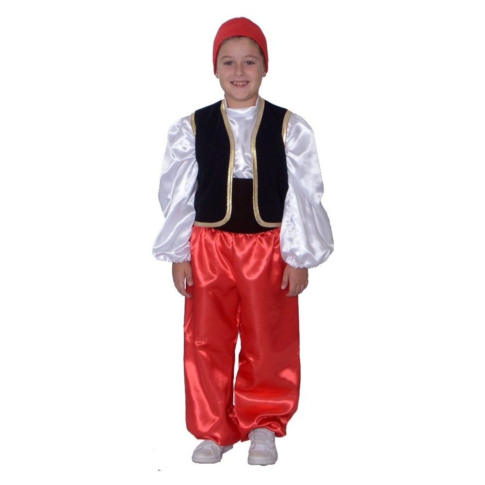 Greek Traditional Costume GENITSAROS 6-14 Years Old MARK581