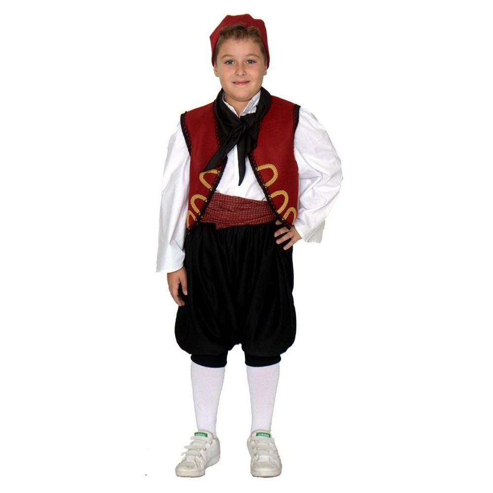 Greek Traditional Costume KANARIS for Children 6-12 Years | Made in Greece MARK593 Greek Traditional Costume KANARIS for Children 6-12 Years | Made in Greece MARK593