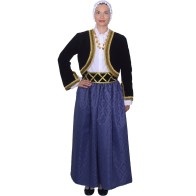 Παραδοσιακή Φορεσιά Κρητικοπούλας Χανιώτικη S-XL | MARK747 | Γυναικεία Ενδυμασία