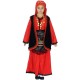 Greek Traditional Costume VLAHA for Girls Aged 6-12 | Includes Dress, Apron, Segouni & Scarf | MARK575