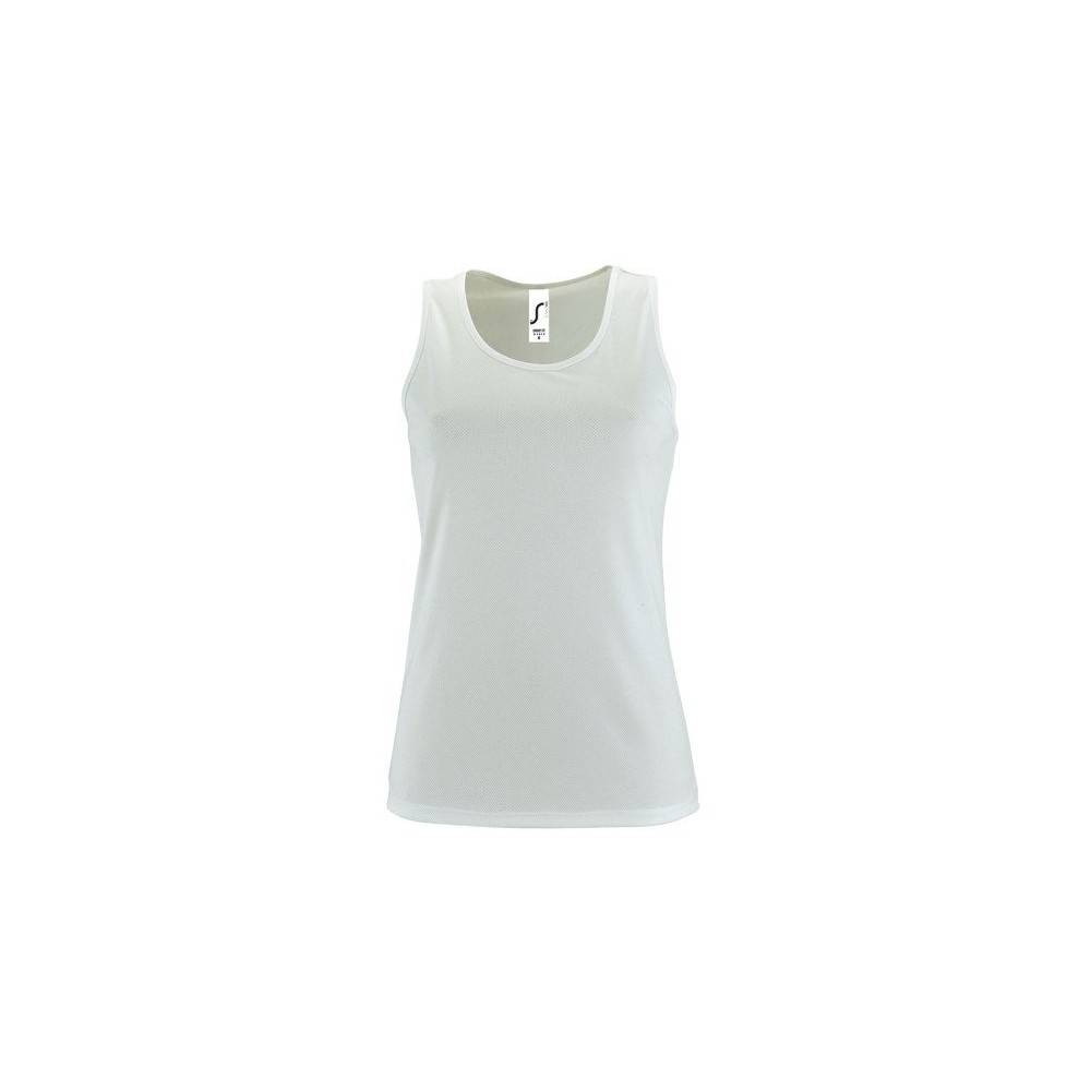 Sol's Sporty TT Women Λευκό 02117 Γυναικείο αθλητικό αμάνικο μπλουζάκι Sol's Sporty TT Women Λευκό 02117 Γυναικείο αθλητικό αμάνικο μπλουζάκι
