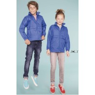 SOL'S SURF KIDS 32300 ΠΑΙΔΙΚΟ ΑΝΤΙΑΝΕΜΙΚΟ ΑΔΙΑΒΡΟΧΟ MONOΧΡΩΜΟ JACKET