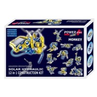 POWERplus Monkey Solar Hydraulic 12 in 1 Construction Toy Set