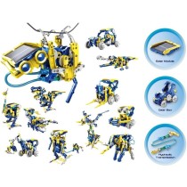 POWERplus Monkey Solar Hydraulic 12 in 1 Construction Toy Set