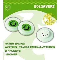 Ecosavers Smart Water Savers for 2 Faucets and 1 Shower