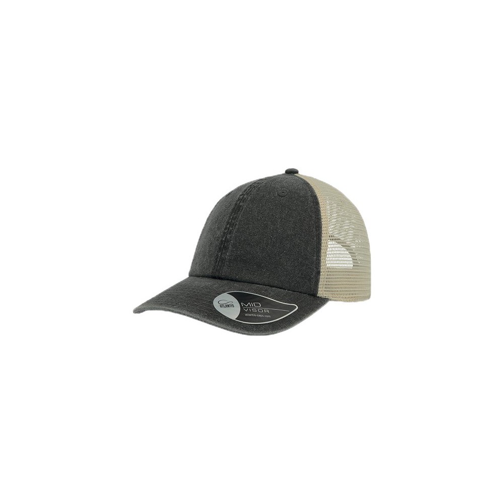 Atlantis 891 Case 6-panels pigment dyed trucker cap Hat jockey