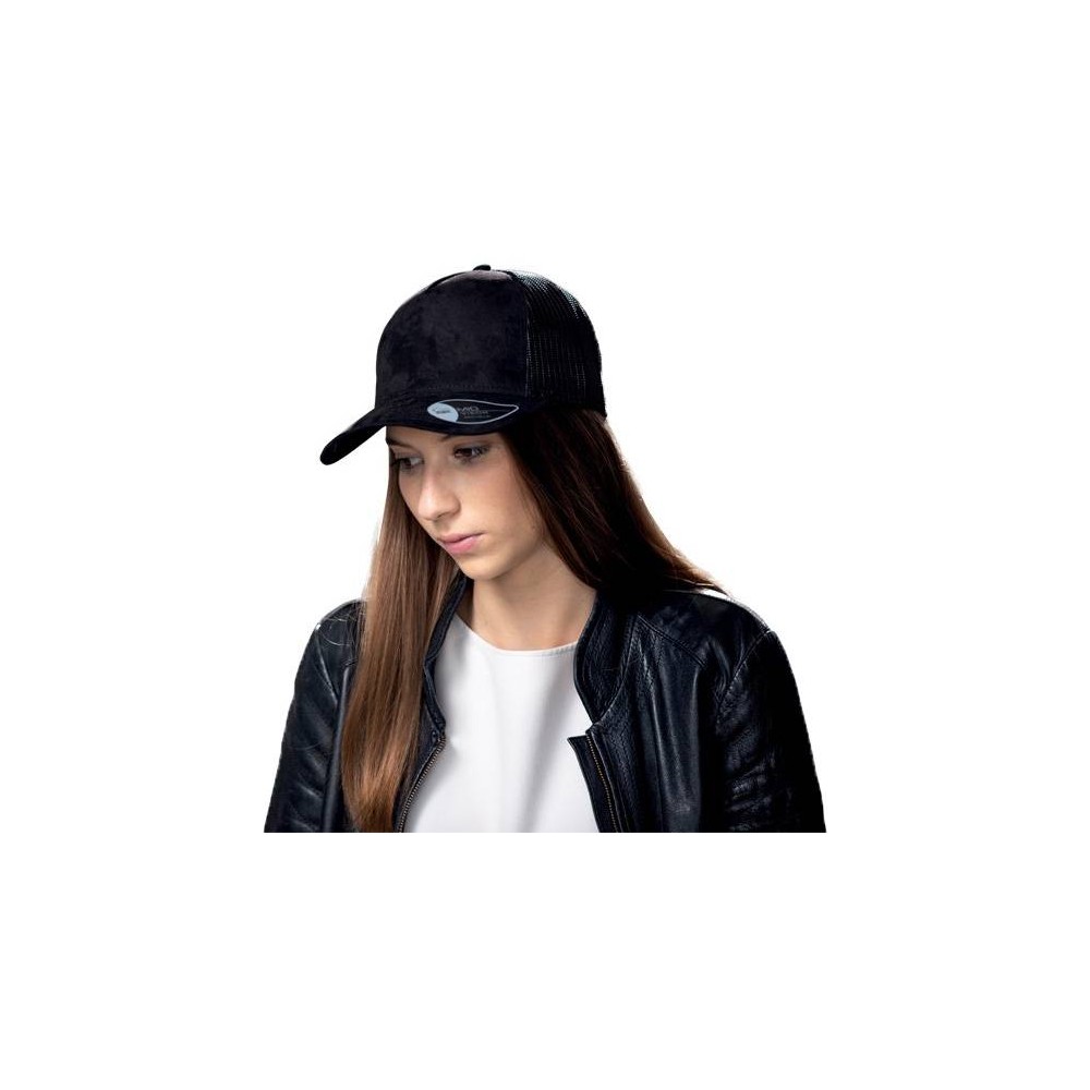 Atlantis 898 Rapper Suede Πεντάφυλλο καπέλο τζόκεϊ 100% Πολυέστερ