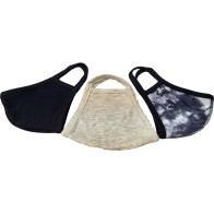 Set 3 pcs cotton Double layer fabric Washable Reusable Multifunction face Mask