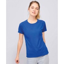 SOL'S SPORTY WOMEN 01159 Women's raglan-sleeved T-shirt Polyester Mesh 140gsm 100% Breathable Polyester