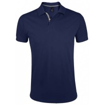 Sol's Portland Men - 00574 Men's polo shirt Pique 200gsm - 100% Ringspun cotton, Rib 1x1 collar and cuffs