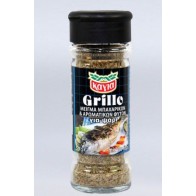 Grillo mixture from spices and herbs for Fish Kagia 50g glass jar 1.76oz