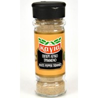 WHITE PEPPER TRIMMED GRATED KAGIA 58g 2.05oz glass jar Spices