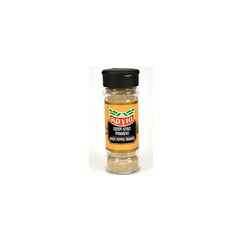 WHITE PEPPER TRIMMED GRATED KAGIA 58g 2.05oz glass jar Spices
