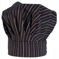 Fabrik Chef Striped Hat 100% cotton with touch closure MARK845
