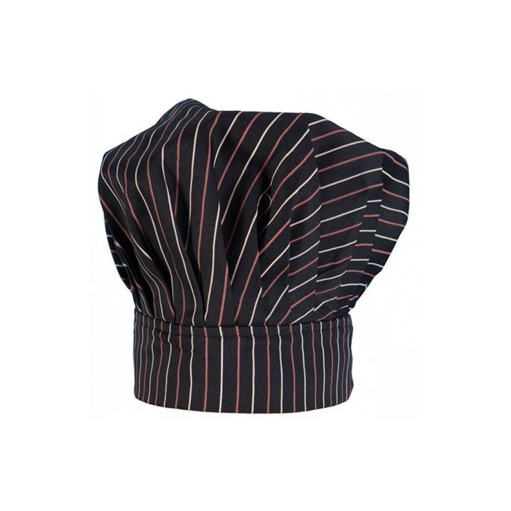 Fabrik Chef Striped Hat 100% cotton with touch closure MARK845