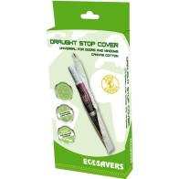 EcoSavers Draft Stop Cover Αεροστόπ Κάλυμμα Πόρτας έως 90cm Βαμβακερό