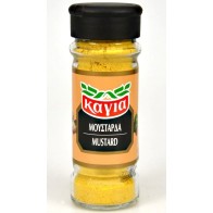 ΜΟΥΣΤΑΡΔΑ ΣΕ ΣΚΟΝΗ ΚΑΓΙΑ 50g γυάλινο βαζάκι 1.76oz Μπαχαρικά