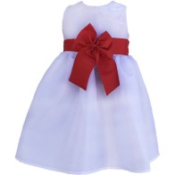 CHILDREN'S TAFFETA DRESS LINED MARK850