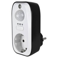 Ecosavers Pir Sensor Switch Αυτόματη Πρίζα με Φωτοκύτταρο & Αισθητήρα Φωτός με Διακόπτη 3 λεπτών