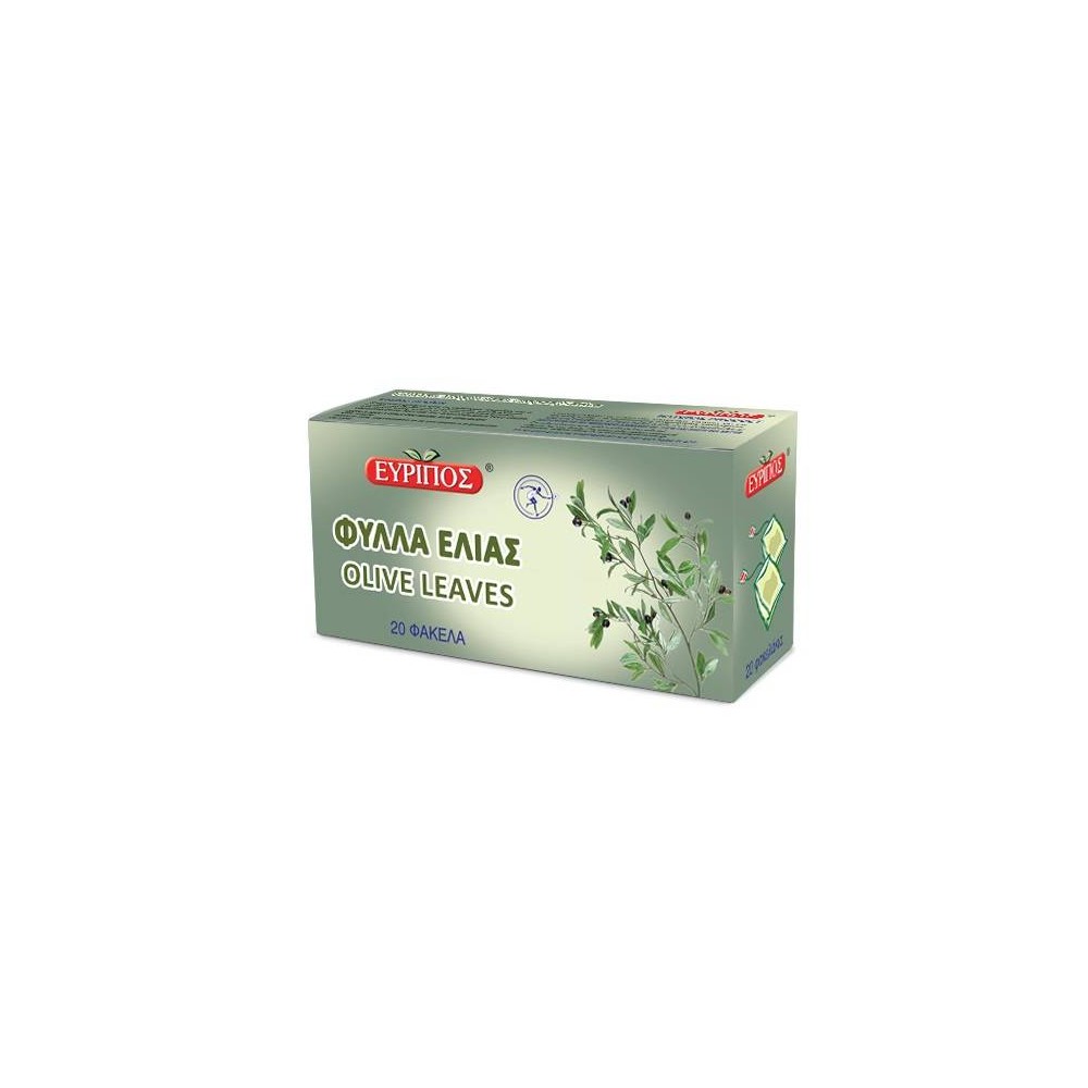 Olive Leaves 20 Bags Evripos Natural Tonic Tea Olea Europea Sativa Top Quality