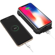 POWERplus Beluga Solar - USB powered Lithium-Polymer Heavy Duty Powerbank Wireless charging – type C