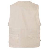 Rise - 00108 Reporter vest with net & Multiple pockets 65% polyester - 35% cotton