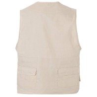 Rise - 00108 Reporter vest with net & Multiple pockets 65% polyester - 35% cotton