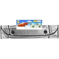 Car Windshield Sunshade ALUMINIUM 60x130cm with Suction Cups by SUMMERtiempo