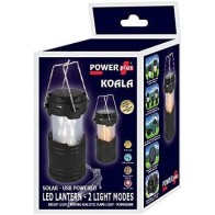 Powerplus Koala Solar/USB Rechargeable LED Lantern with Bright Light or Candle Effect & Power Bank Function