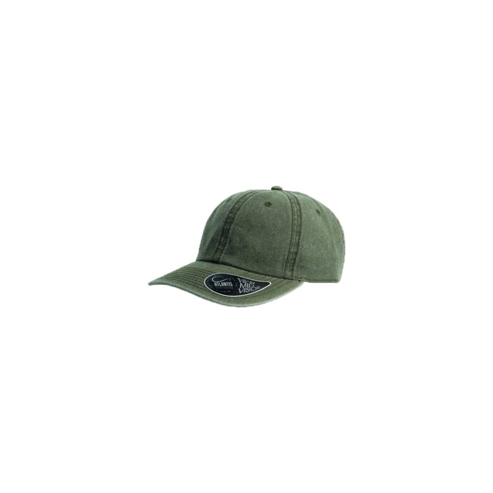 Atlantis Digg cap 6-panel jokey cap with metal buckle and metal hole 100% cotton