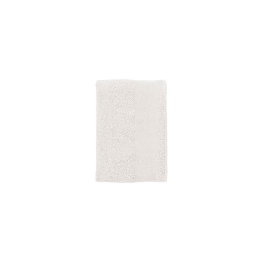 Sol's Bayside 70 89008 Λευκή Πετσέτα μπάνιου Ύψος λωρίδας 8 cm