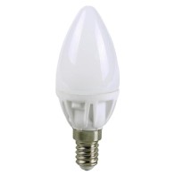 Οικονομικός Λαμπτήρας LED Κερί 230V E14 1W Θερμό Λευκό 80LM Ecosavers