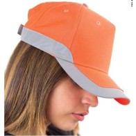 Atlantis Helpy 5-panel jockey cap 100% Polyester Peak with contrast colour binding