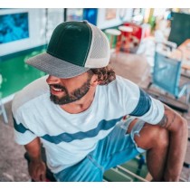 Atlantis Sonic 6 panel chino cap Jockey Hat 100% Cotton Twill 280gsm