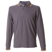 JRC New Marsiglia Men's long-sleeves polo shirt Pique 210gsm - 100% combed cotton