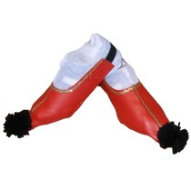 Kids Traditional Greek Tsarouchia Shoe Covers Costume Accessory (MARK637)
