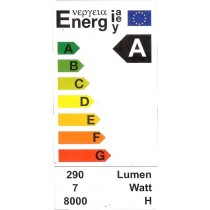 7W E27 230V Warm White 290LM Soft Classic Energy-Saving Bulb with 1-Year Warranty