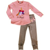 CHILDRENS SET TRACKSUIT UNICORN MADE IN GREECE MARK944
