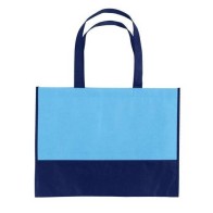 UBAG TEL-AVIV Τσάντα αγοράς με δίχρωμη φυσούνα / Non woven 38 x 29 x 10εκ. Χερούλια: 60 x 2,5εκ. Χωρητικότητα: 11L