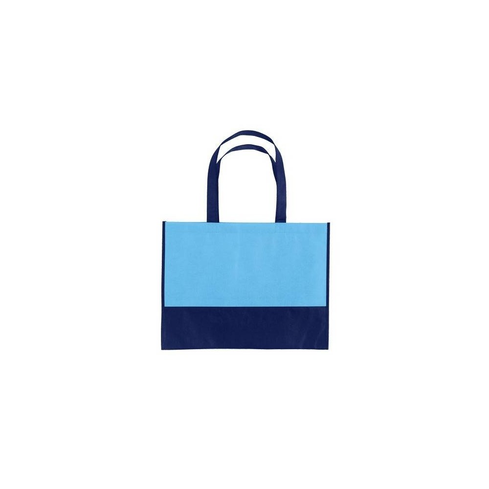 UBAG TEL-AVIV Shopping bag with bi-colour gusset / Non woven : 38 x 29 x 10cm Handles: 60 x 2,5cm Capacity: 11L