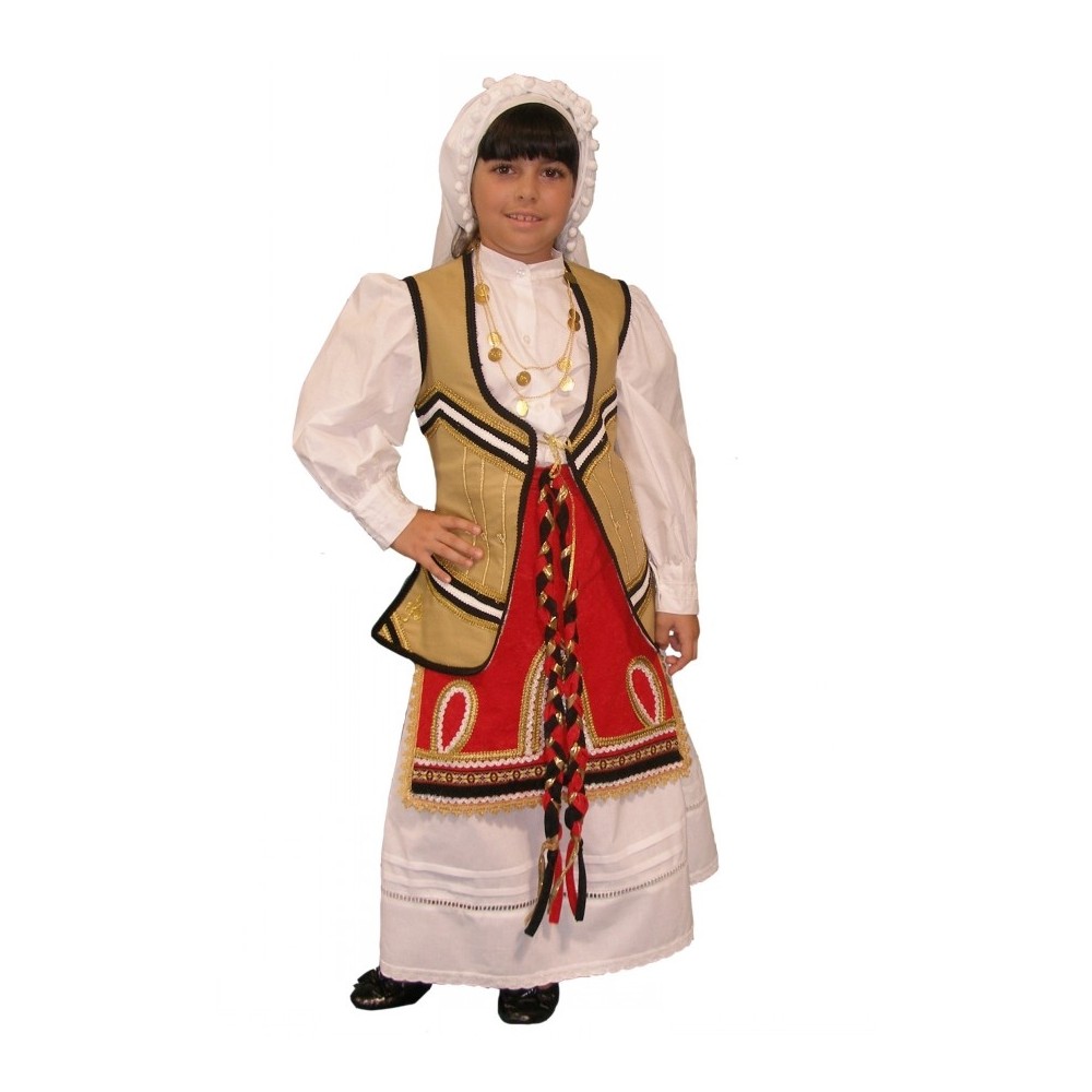 GREEK TRADITIONAL COSTUME ROUMELI TEENAGE & WOMEN MARK959