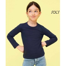 Kid's Long-Sleeve T-shirt Sol's Imperial LSL Kids - 02947 | 100% Cotton, Ringspun, Comfort Fit