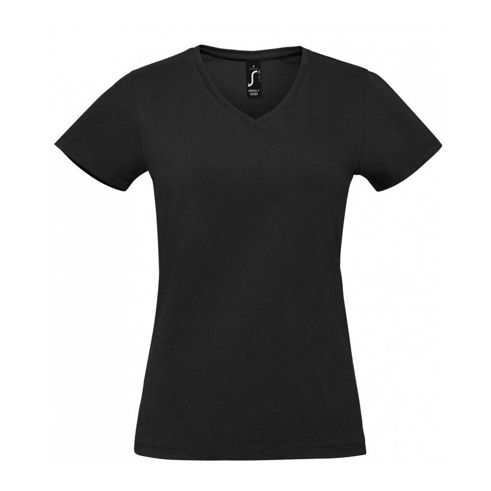 SOL'S IMPERIAL V WOMEN 02941 Γυναικείο T-shirt με λαιμόκοψη "V" Jersey 190g/m 100% Βαμβάκι Ringspun σεμί-πενιέ