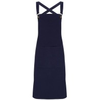 Cross Back Bib Apron PR129 'Barista' Size: 86x72cm 100% Cotton Canvas, 320gsm