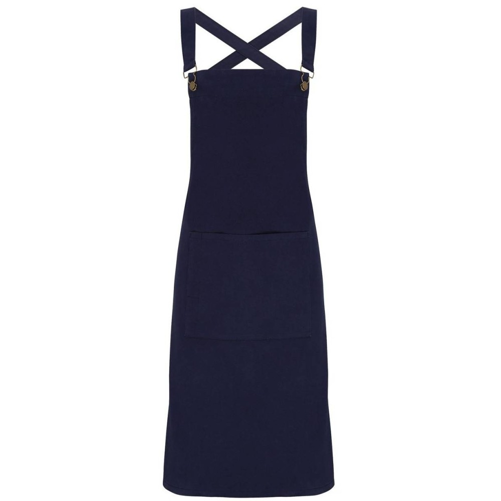 Cross Back Bib Apron PR129 'Barista' Size: 86x72cm 100% Cotton Canvas, 320gsm Cross Back Bib Apron PR129 'Barista' Size: 86x72cm 100% Cotton Canvas, 320gsm